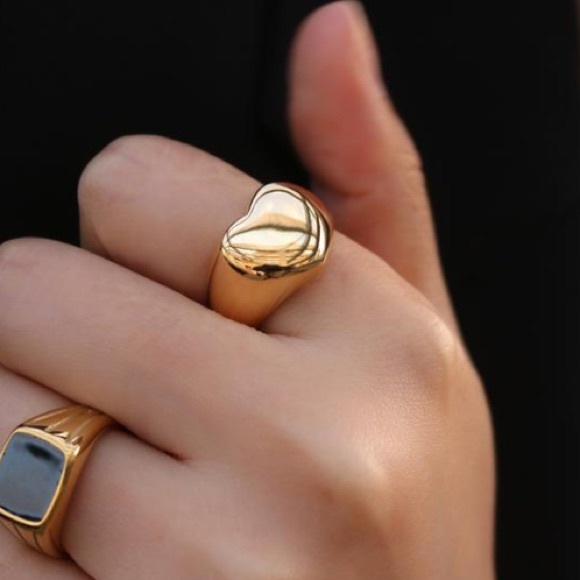 Heart ❤️ open ring - Picture 5 of 5